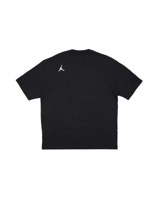 Nike Black 23 Engineered Casual Breathable Large Logo Printing Round Neck Short Sleeve for men