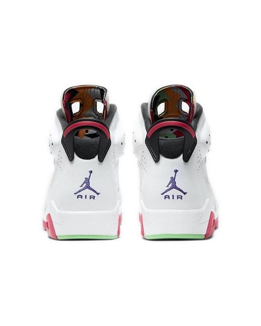 Nike White 6 Retro 'Hare' for men