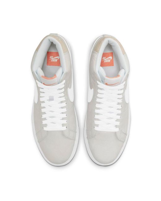 Nike White Blazer Mid Iso Sb 'Unbleached' for men