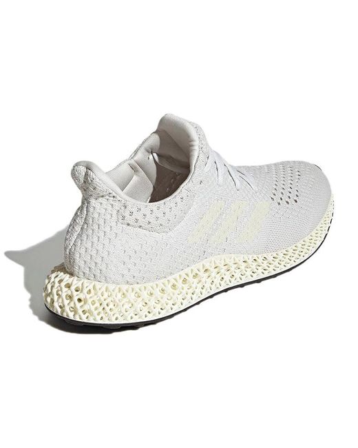 Adidas White Futurecraft 4D 'Crystal' for men
