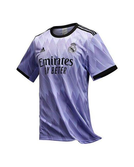 Adidas Blue Real Madrid 22/23 Away Jersey 'Light' for men