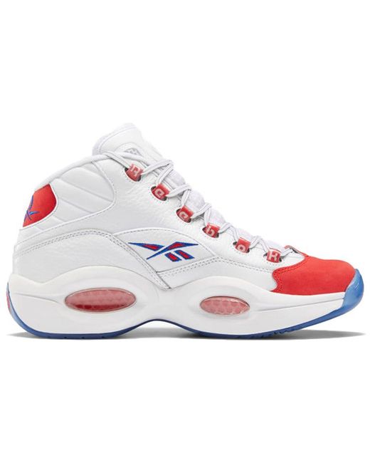 Reebok Blue Question Mid 'Double Cross' for men