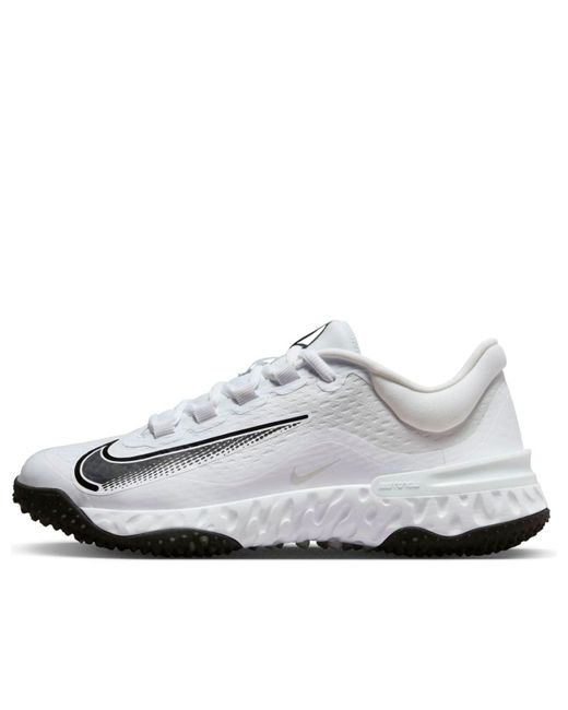 Nike White (Wmns) Alpha Huarache Elite 4 Turf