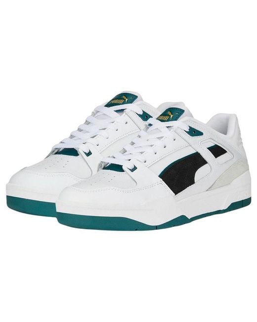 PUMA White Slipstream Suede Fs for men