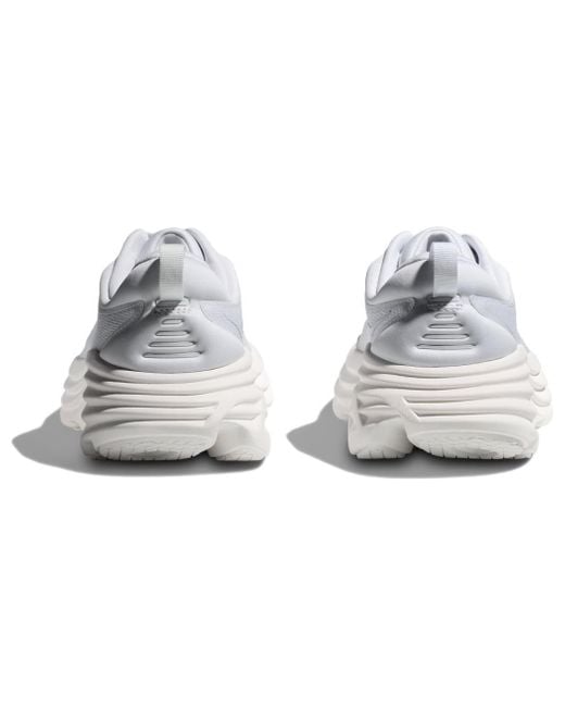 Hoka One One White Bondi 8 'Triple' for men