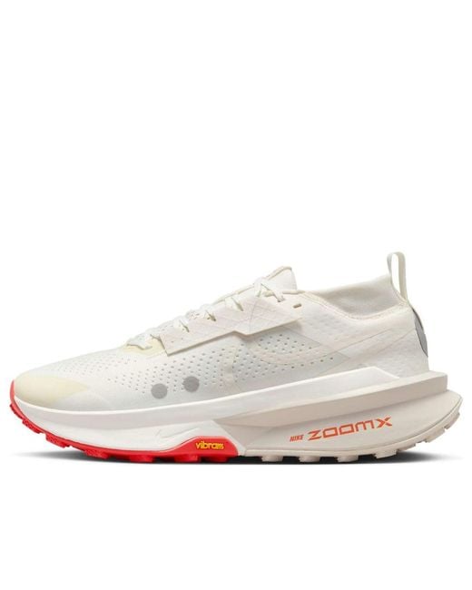 Nike White Zoomx Zegama Trail 2 'Sail Picante' for men