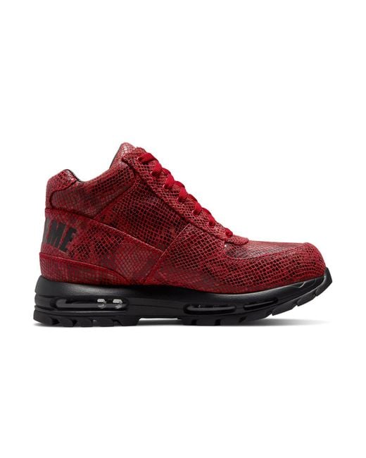 Nike Red X Supreme Air Max Goadome Snakeskin' for men