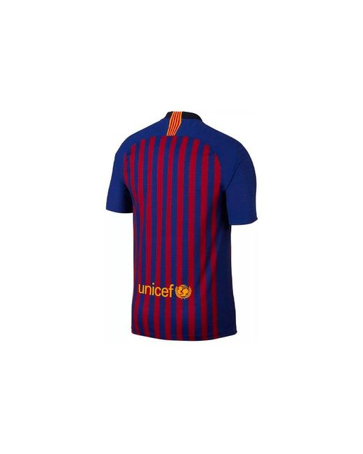 Nike Blue Fc Barcelona 2018 Authentic Home Jersey 'Blaugrana' for men