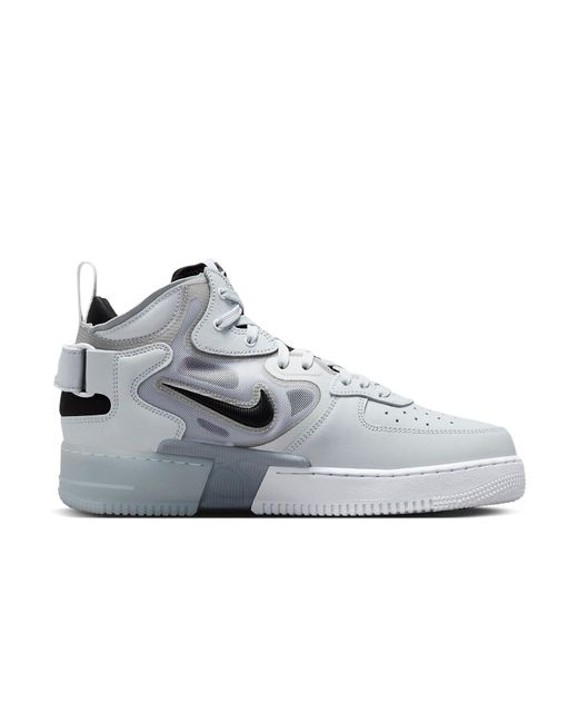 Nike Gray Air Force 1 React Mid for men