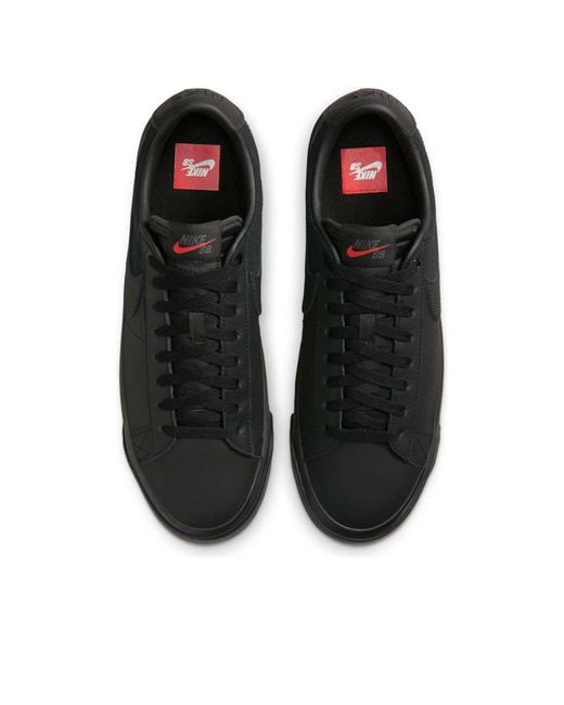 Nike Black Sb Zoom Blazer Low Pro Gt Iso 'Triple' for men