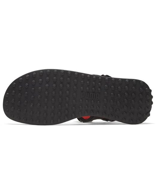 PUMA Black Future Rider Sandal Attempt 'Cherry Tomato' for men