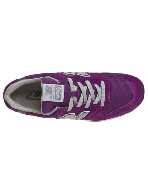 New Balance Purple 996 Series Wear-Resistant Non-Slip Breathable Low Tops for men