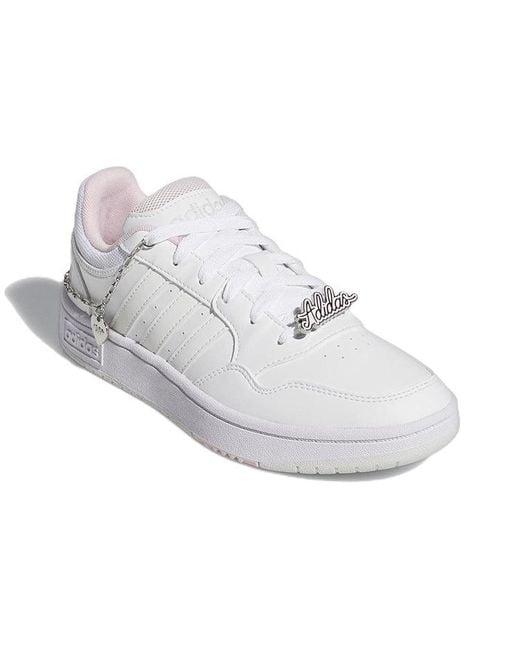 Adidas White (Wmns) Hoops 3.0 Shoes