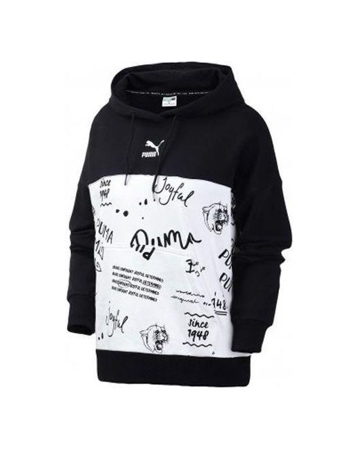PUMA Black (Wmns) Classics Aop Logo Printing Drawstring