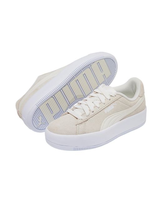 PUMA White (Wmns) Lily Platform Sd 'Marshmallow'