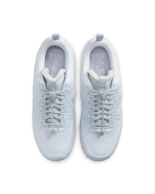 Nike White Air Force 1 Experimental 'Pure Platinum Light Steel' for men