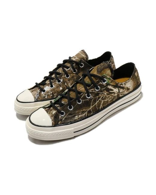 Converse Brown Realtree X Chuck 70 Low 'Edge Camo Print' for men