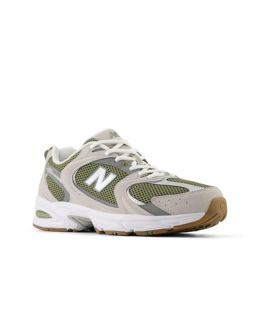 New Balance Gray 530 'Dark Olivine' for men