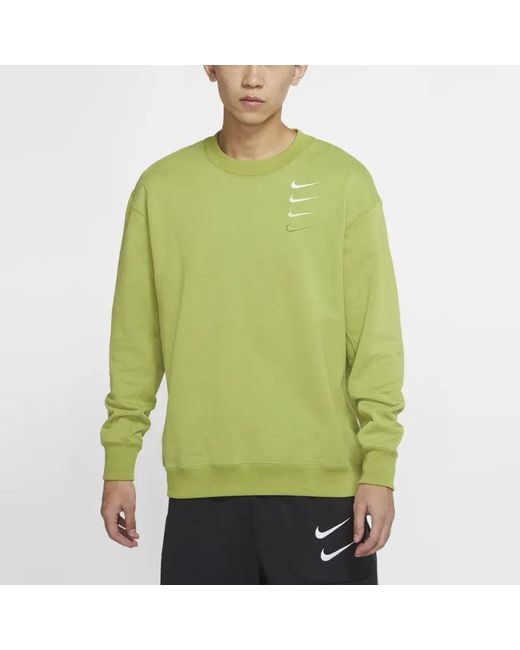 Nike Green Swoosh Sportswear French Terry for men