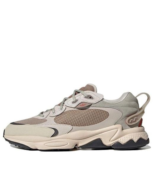 Adidas White Originals Ozweego Meta Shoes Light' for men