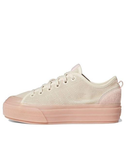 Adidas White (Wmns) Nizza Rf Platform 'Vapour'