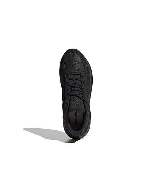 Adidas Black Ozelle Cloudfoam Shoes 'Core' for men
