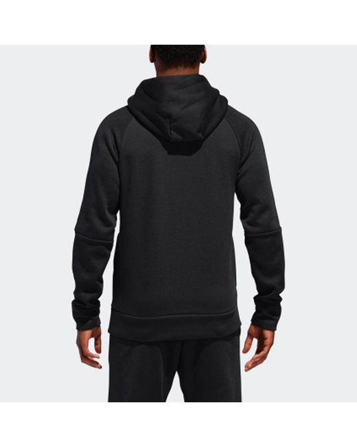 Adidas Black Hrdn Cml Shter Basketball Sports Hooded Jacket for men