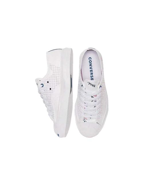 Converse White Dupont Tyvek X Jack Purcell Rally Princess' for men