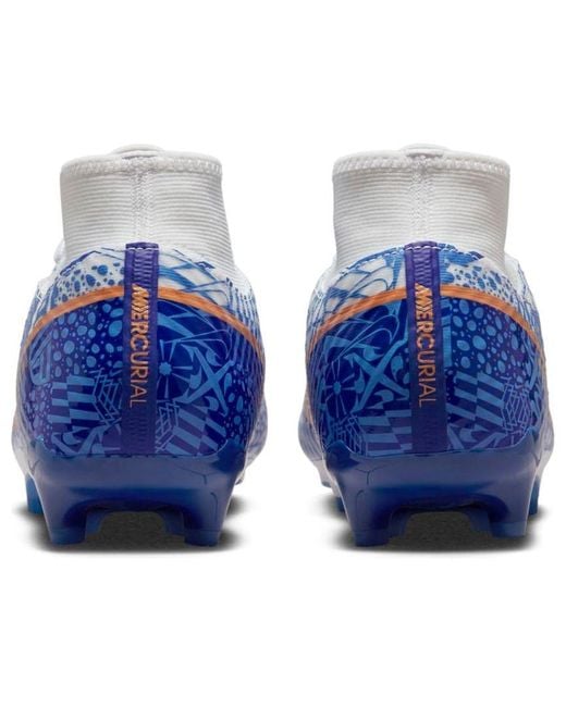 Nike Blue Mercurial Superfly 9 Academy Cr7 Mg for men