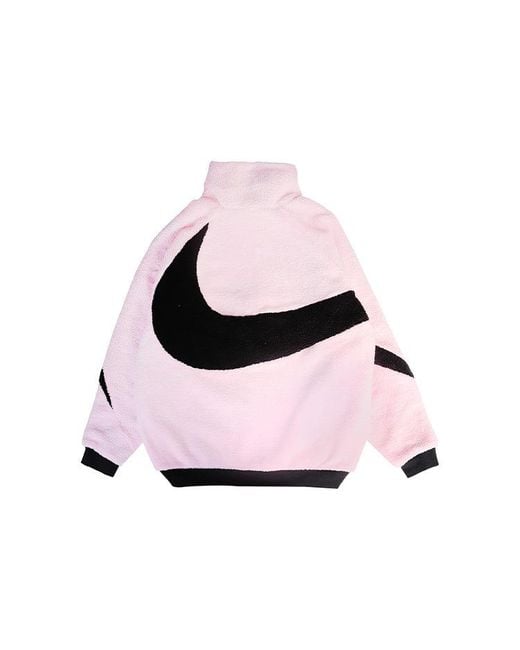 nike big swoosh boa jacket atmos