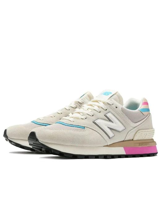 New Balance White 574 'Legacy' for men