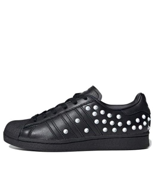 Adidas Black (Wmns) Superstar 'Studs'