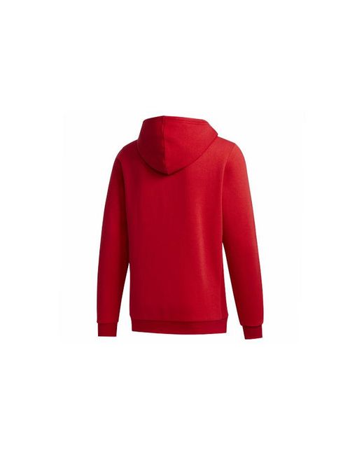 Adidas Red Neo Series Small Logo Suede Pullover for men