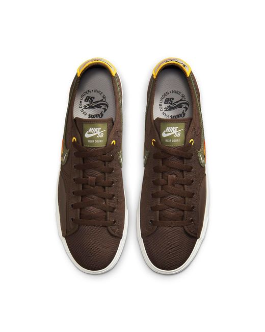 Nike Brown Daan Van Der Linden X Blazer Court Sb 'Baroque' for men