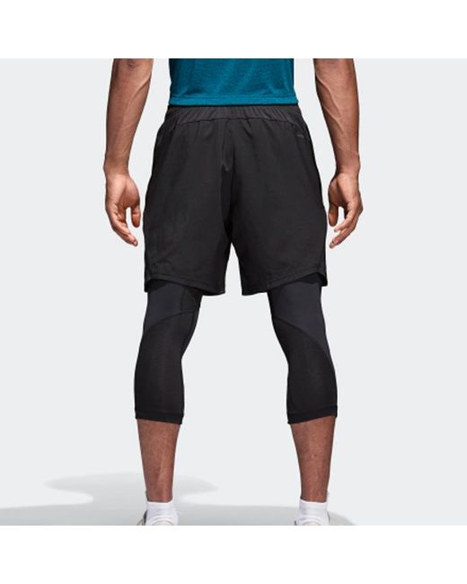 Adidas Black 4Krft Sho Cc Wv Training Sports Short Pant for men