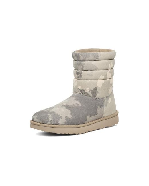 Ugg Gray X Stampd Classic Pull-On Boots 'Camo' for men