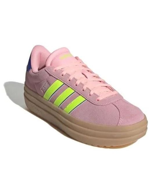 Adidas Pink (Wmns) Vl Court Bold Spark Lucid Lemon'
