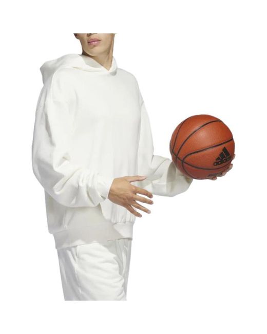 Adidas White Legends Hoodie 'Off' for men