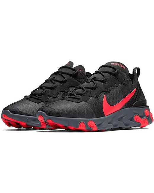 Nike Red React Element 55 'Solar' for men