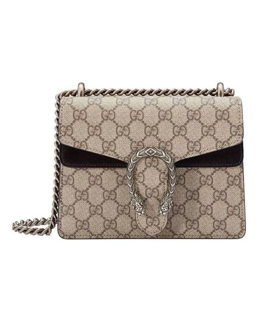 Gucci Metallic (Wmns) Dionysus Gg Supreme Mini Bag Ebony'
