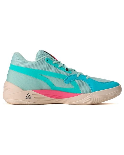 PUMA Blue Trc Blaze Court 'Eggshell Elektro Pool' for men