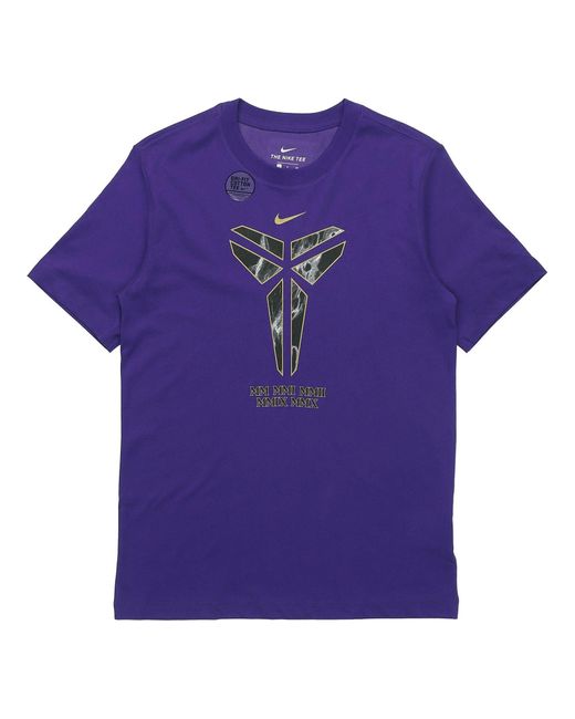 Nike Purple Dri-Fit Kobe Logo Basketball for men