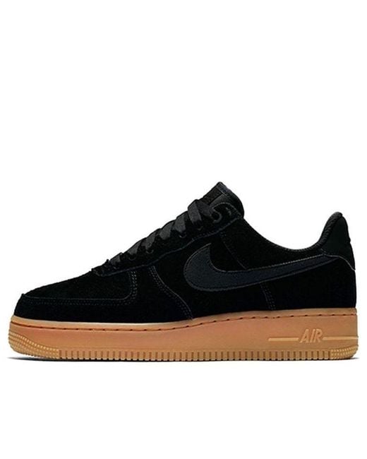 Nike Black (Wmns) Air Force 1 Low Gum'