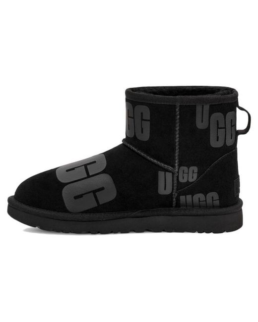 Ugg Black (Wmns) Classic Mini Scatter Graphic