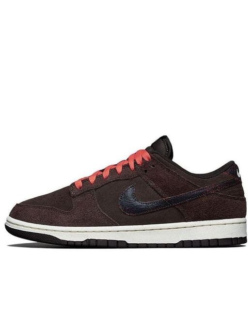 Nike Brown Dunk Low Premium 'Baroque' for men
