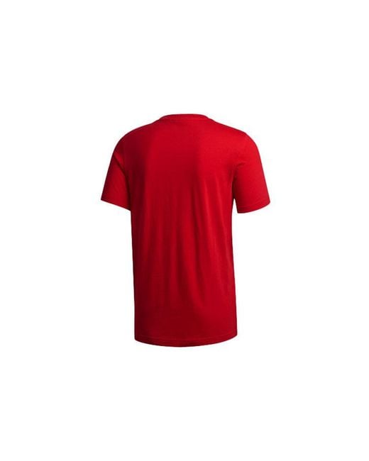Adidas Red Originals Trefoil Sports Short Sleeve for men