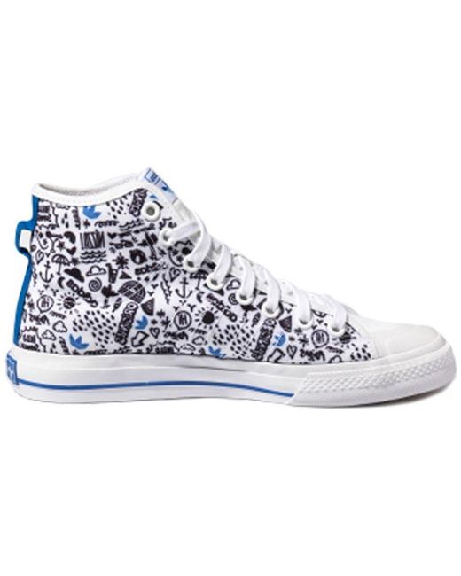 Adidas White Nizza Hi Rf for men
