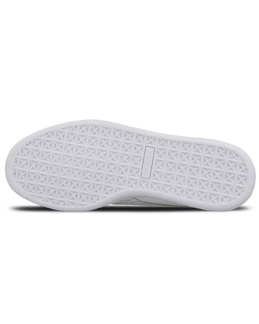 PUMA White (Wmns) Basket Heart Oceanaire Leisure Board Shoes