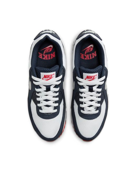 Nike Blue Air Max 90 Crimson' for men