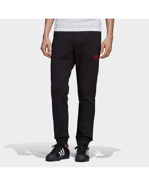 Adidas Black Originals Trefoil Pant Sports Pants for men